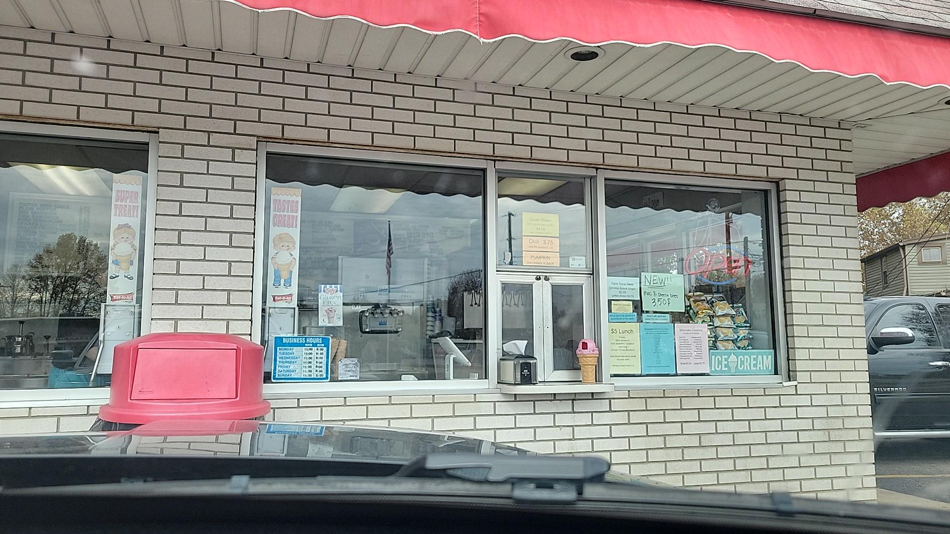 Misty's Kone Shoppe Menu